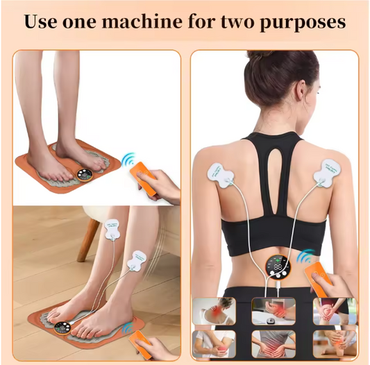 EMS Foot Massage Mat - Wireless Relief For Tired, Aching Feet