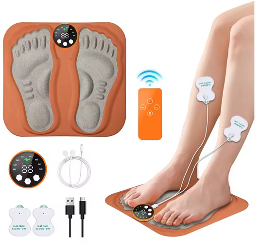 EMS Foot Massage Mat - Wireless Relief For Tired, Aching Feet