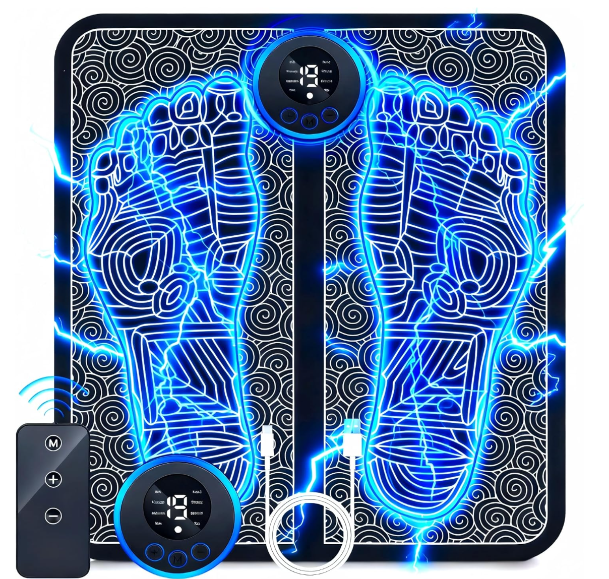 EMS Foot Massager Mat - Deep Tissue Relief & Circulation Booster